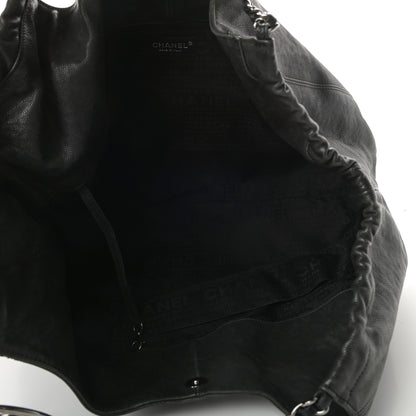 Chanel Distressed Caviar XL Coco Cabas Black 5 of 16