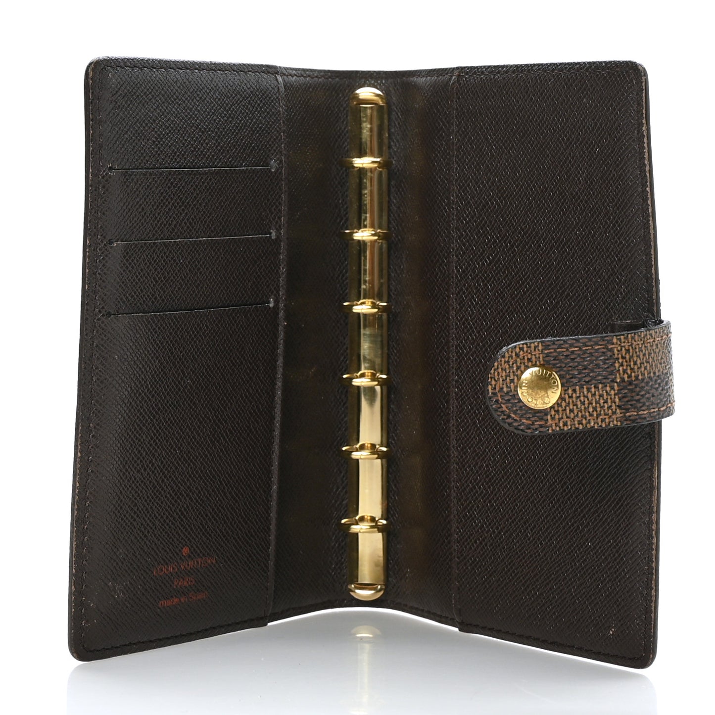 Damier Ebene Small Ring Agenda Cover