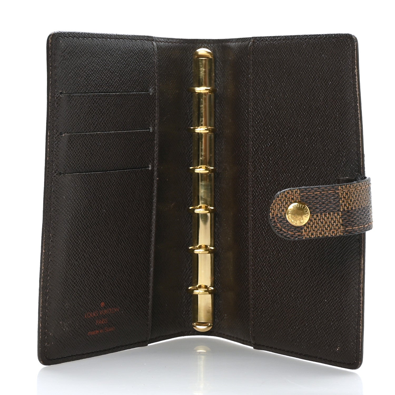 Louis Vuitton Damier Ebene Small Ring Agenda Cover 5 of 7