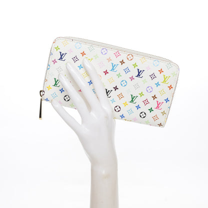 Louis Vuitton Monogram Multicolor Zippy Wallet White 2 of 6