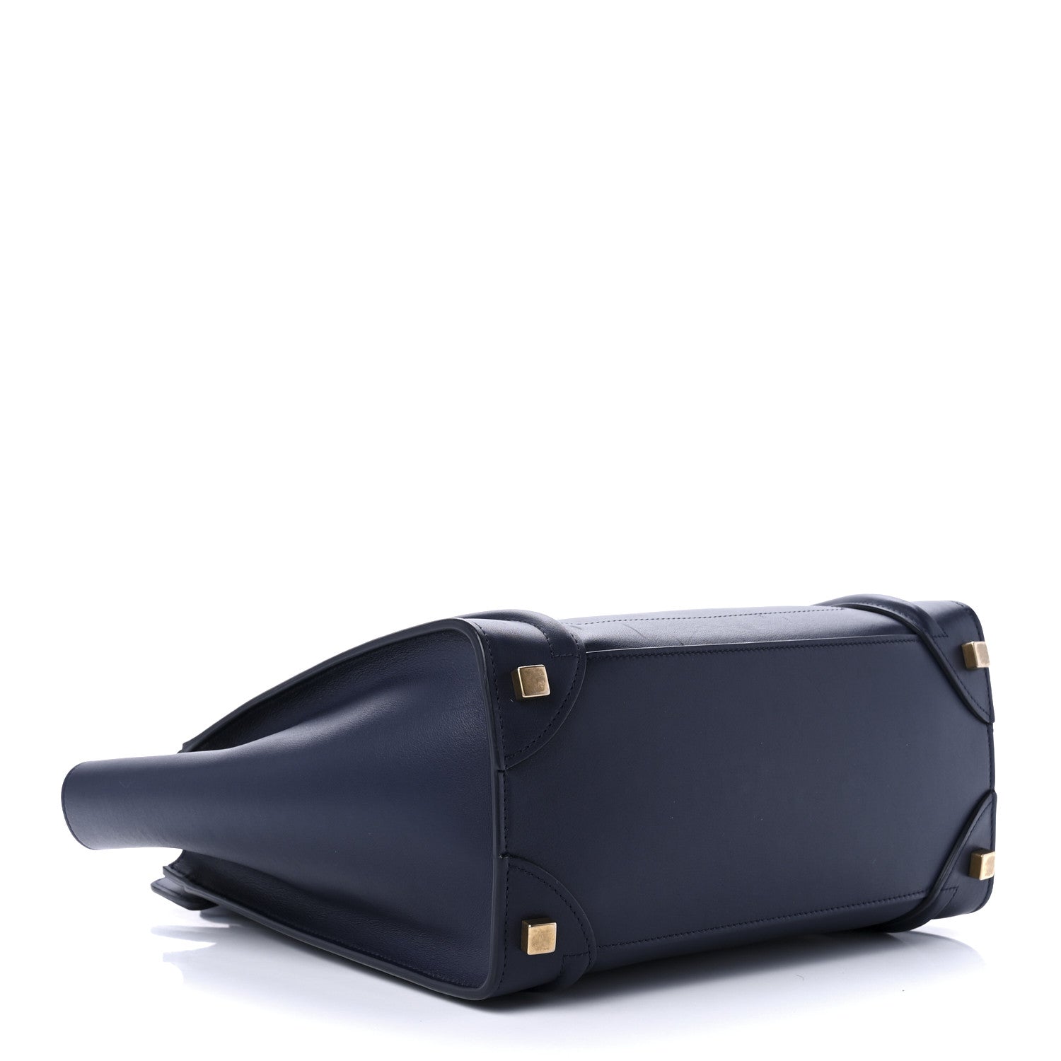 Celine Smooth Calfskin Micro Luggage Navy Blue 4 of 11