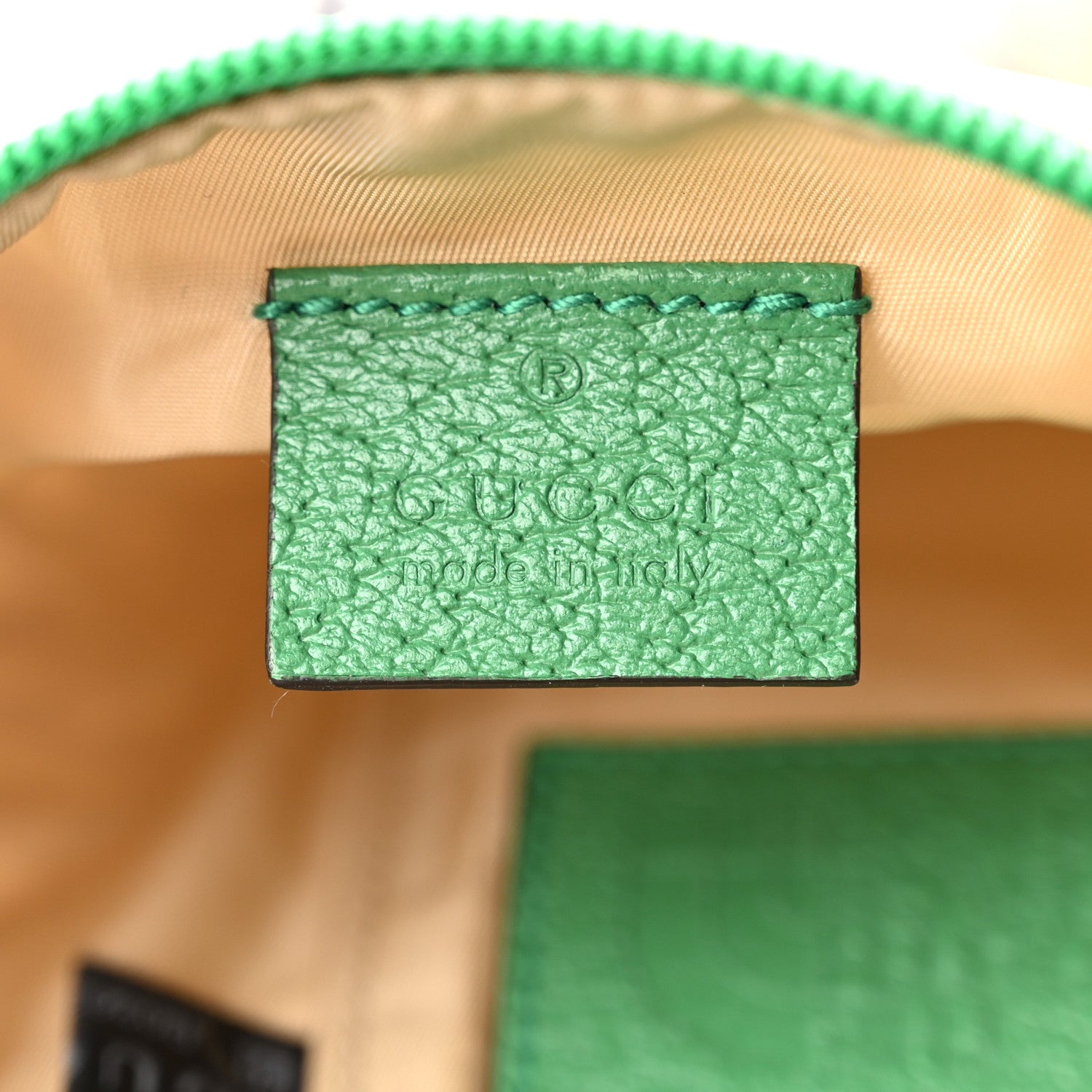 Gucci X THE NORTH FACE Econyl Nylon Barrel Shoulder Bag Green Multicolor 6 of 11