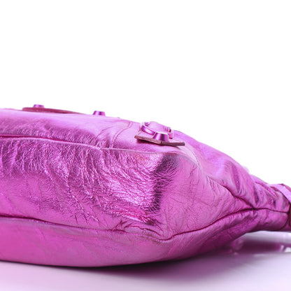 Balenciaga Metallic Chevre Classic Hardware First Magenta 10 of 14