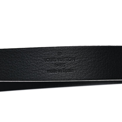 Louis Vuitton Taurillon Calfskin 30mm LV Initiales Belt 85 34 Black 3 of 10
