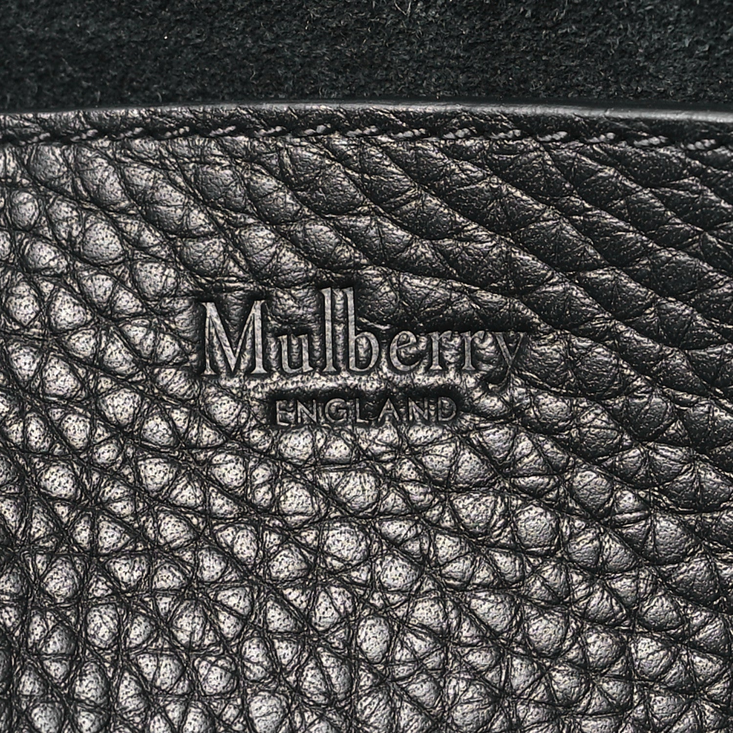 Mulberry Heavy Grain Oversized Alexa Black 6 of 10