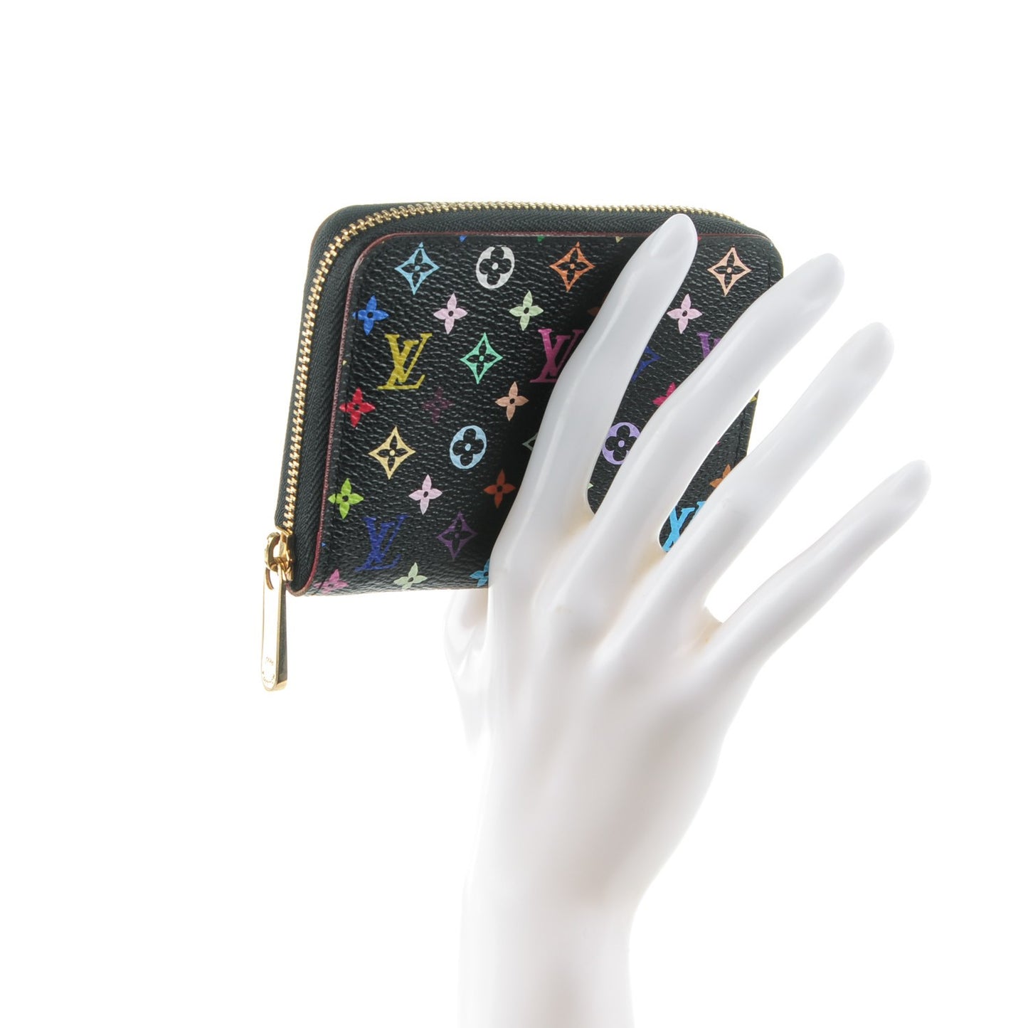 Monogram Multicolor Zippy Coin Purse Black Grenade