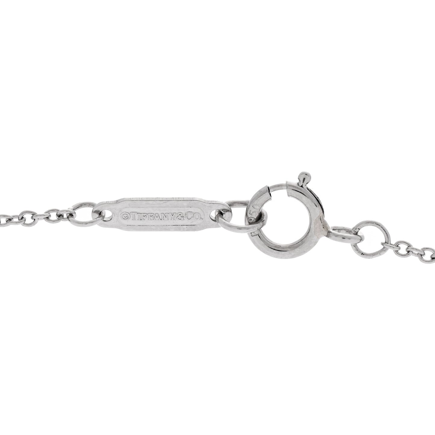 Platinum Diamond .32ctw Circlet Pendant Necklace