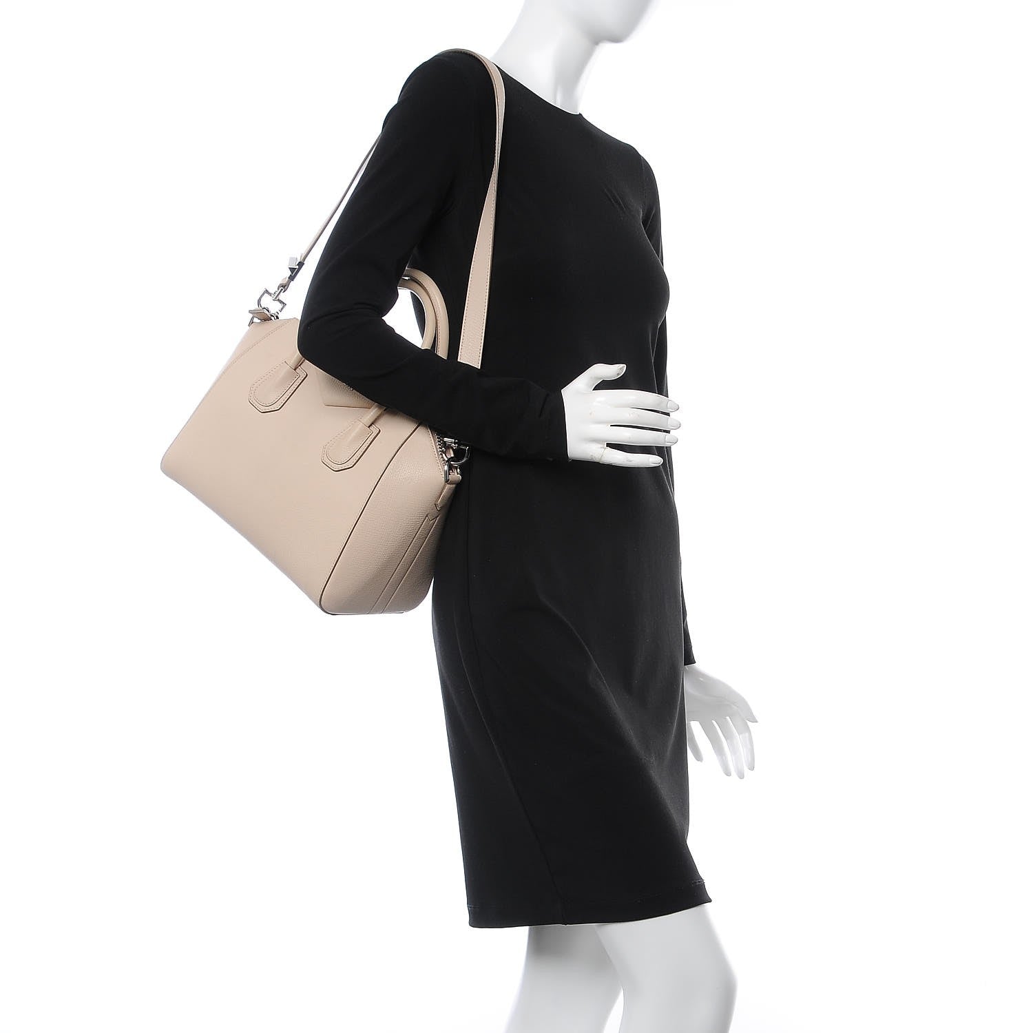 Givenchy Sugar Goatskin Small Antigona Nude Pink 2 of 14