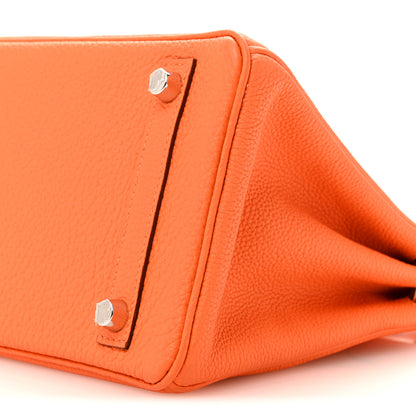 Hermes Togo Birkin 25 Orange Minium 10 of 14