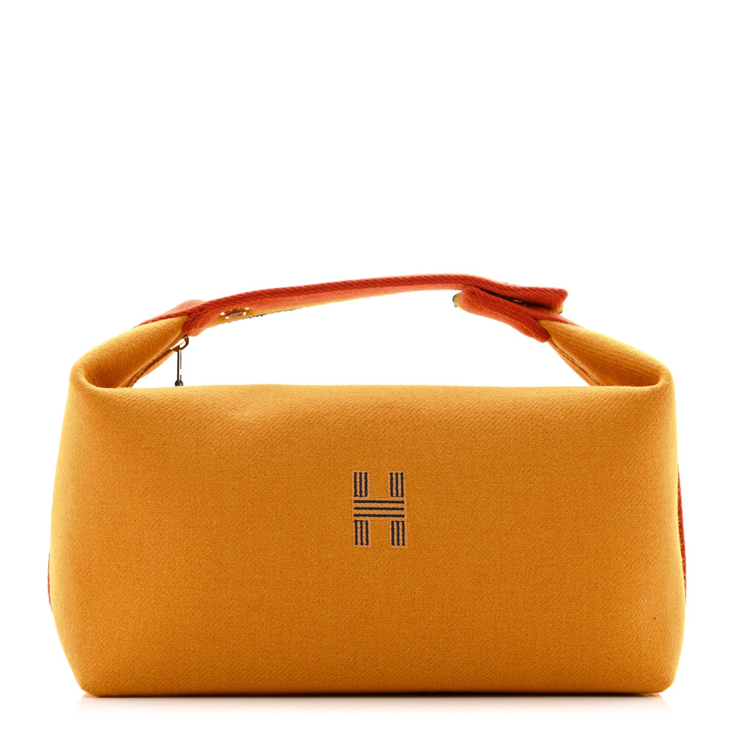 Hermes Canvas Large Bride-A-Brac Rocabar Pouch Ocre 1 of 6