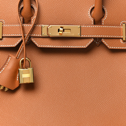 Hermes Epsom Birkin 30 Gold 8 of 13