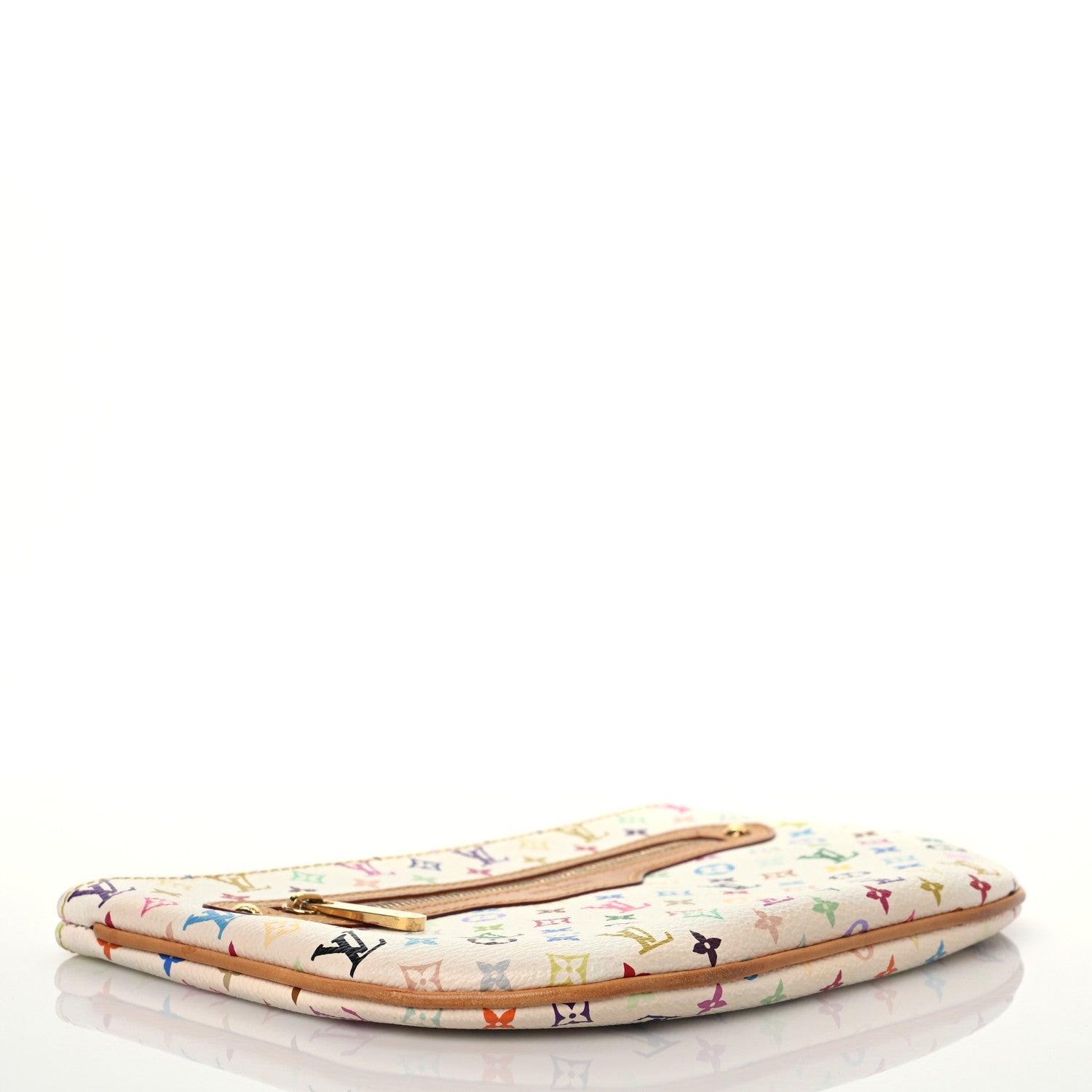 Louis Vuitton Monogram Multicolor Pochette Plate GM White 4 of 7