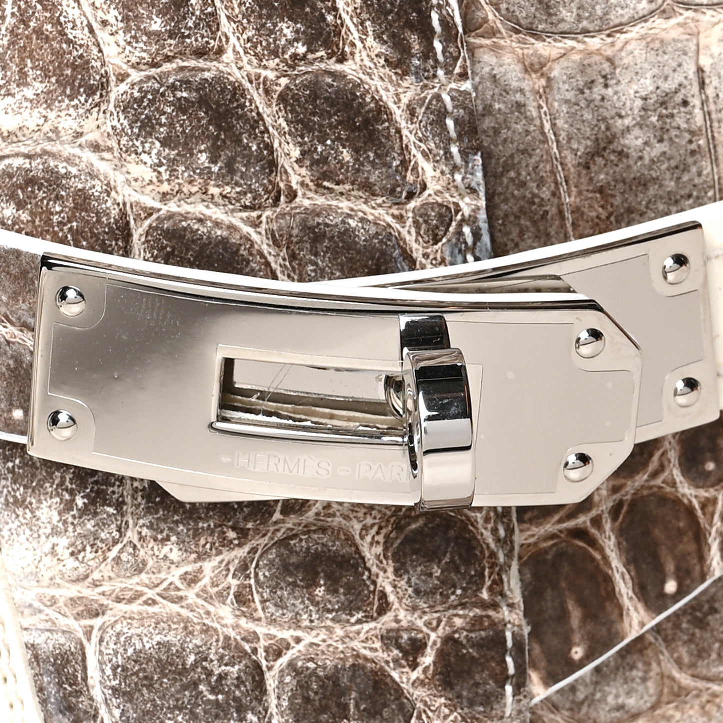 Matte Niloticus Crocodile Himalaya Neo Low Boots 37 Blanc