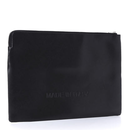 Celine Calfskin Large Made In Clutch Pouch Black 3 of 9