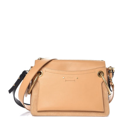 Chloe Calfskin Suede Small Roy Bag Bleached Brown 1 of 8