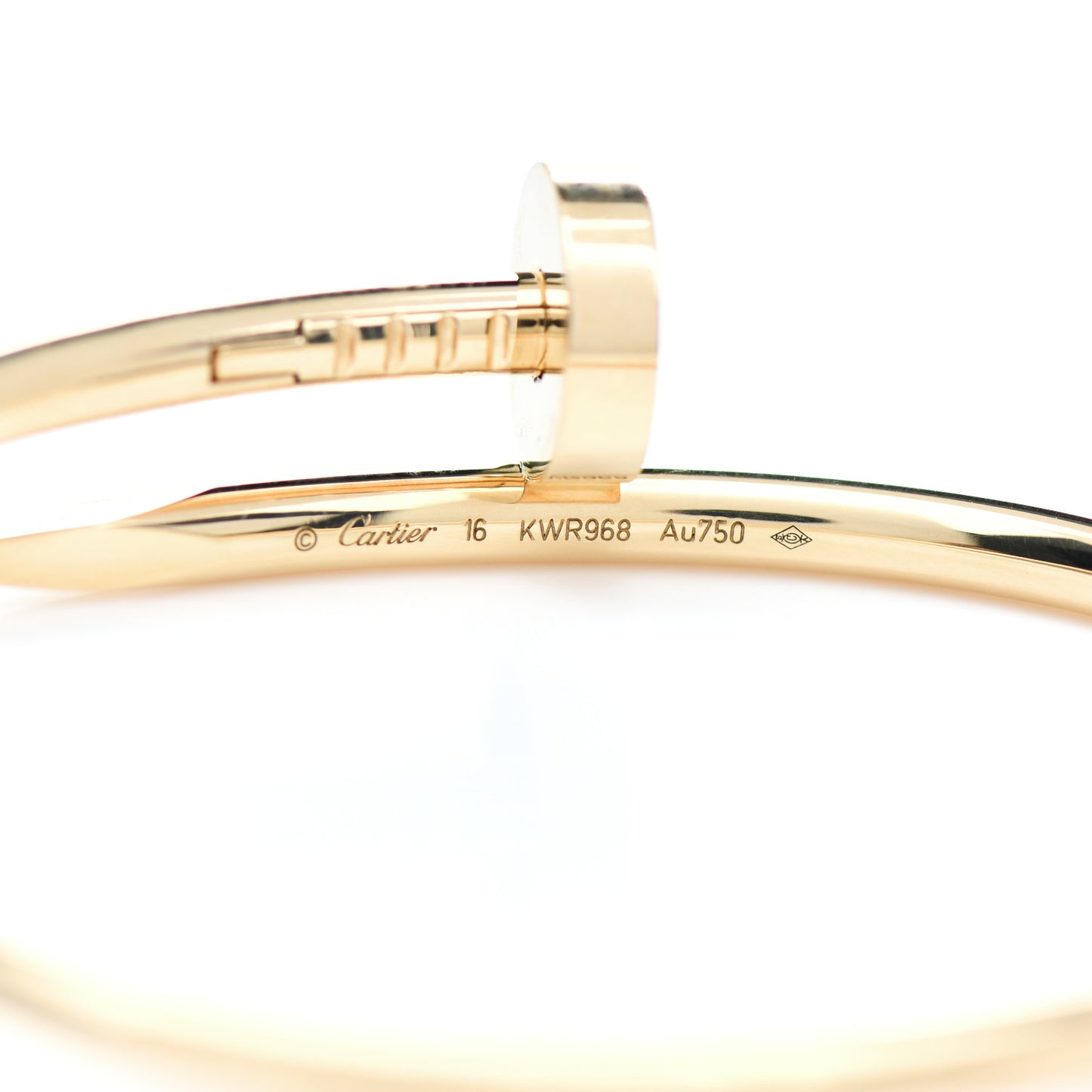 18K Yellow Gold Juste Un Clou Bracelet 16