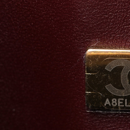 Chanel Caviar Quilted Small Double Flap Burgundy 7 of 10