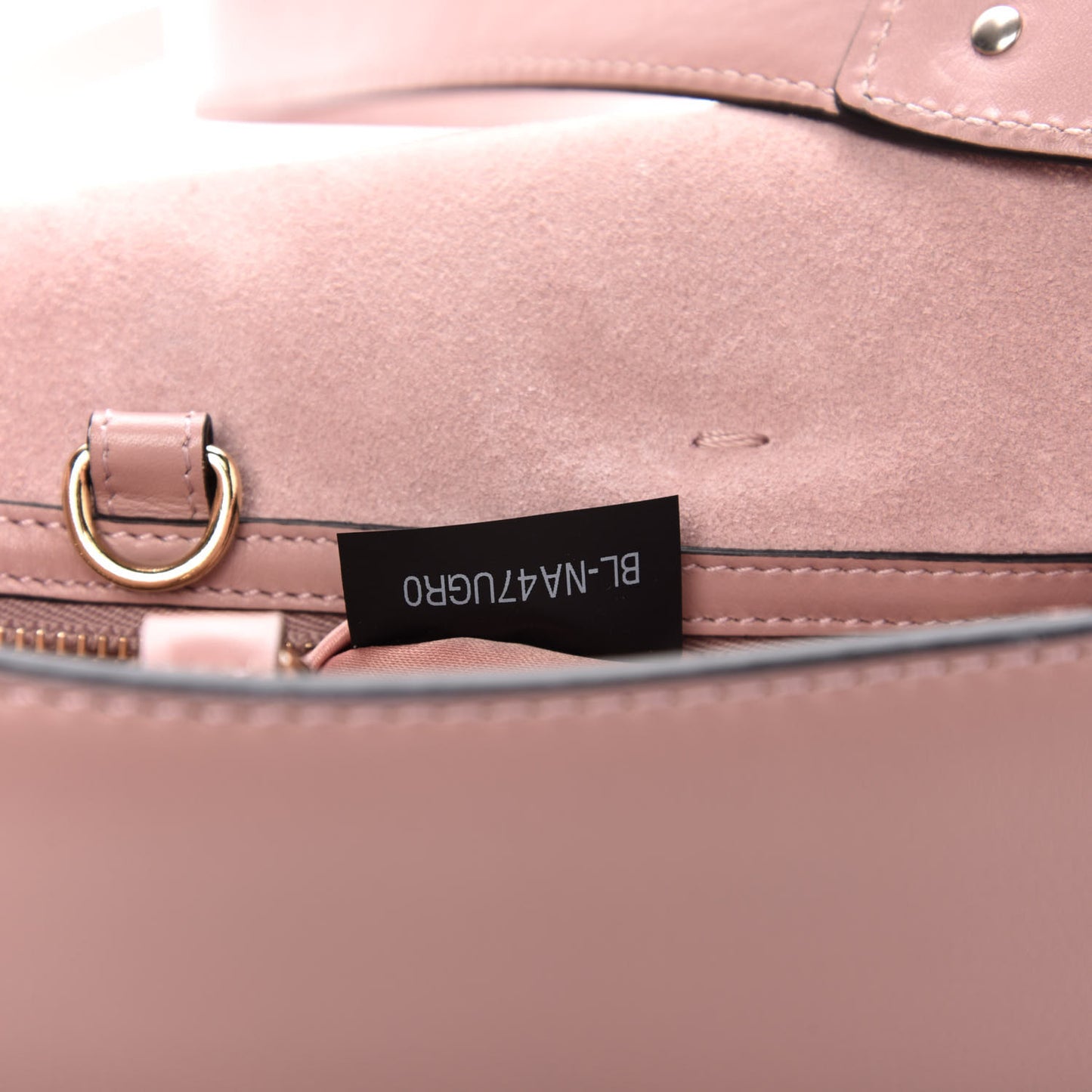 Calfskin Small Rockstud All Over Demilune Double Handle Satchel Lipstick