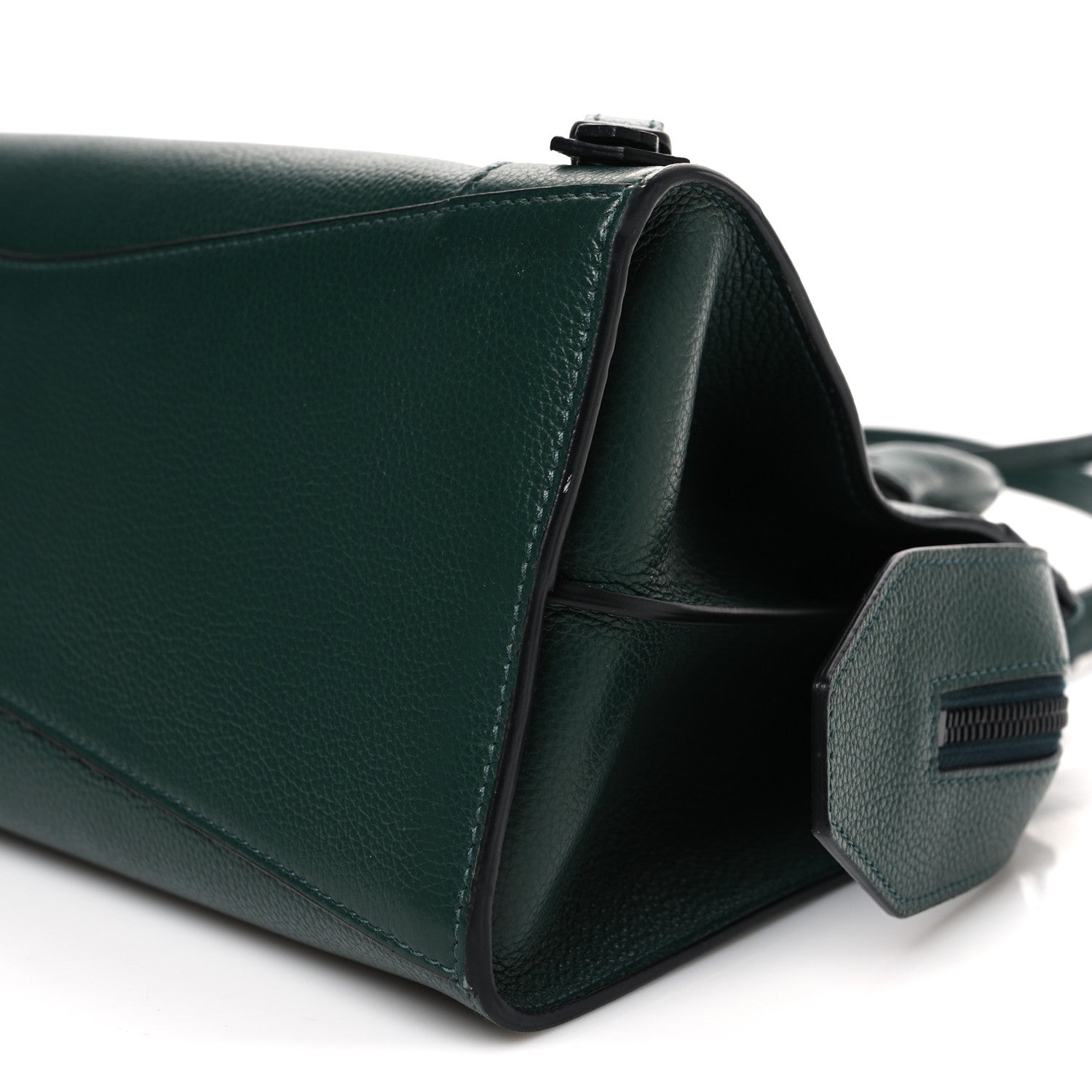 Balenciaga Grained Calfskin Neo Classic Matte Black Hardware S City Forest Green 9 of 9