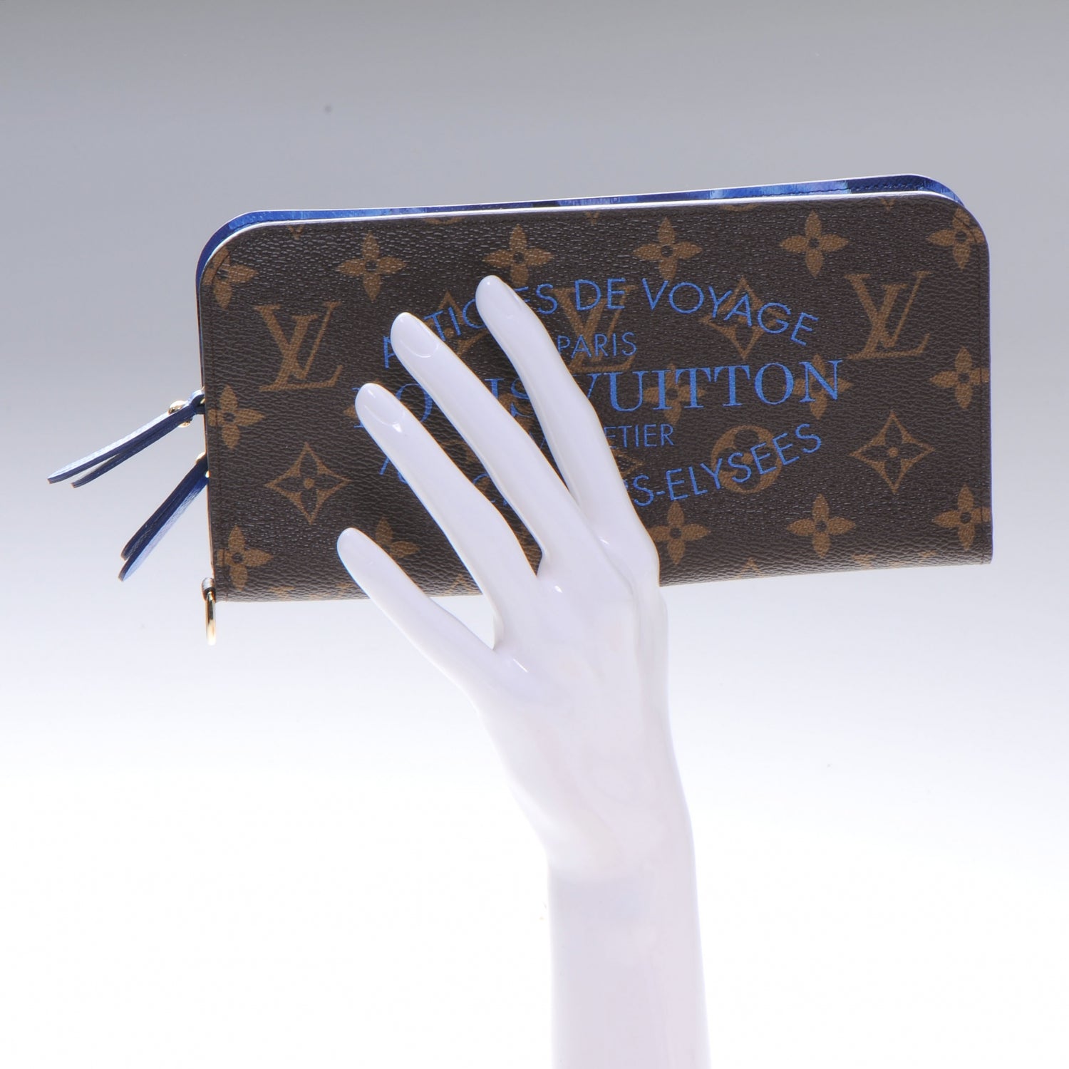 Louis Vuitton Monogram Articles de Voyage Ikat Insolite Wallet Grand Blue 2 of 7