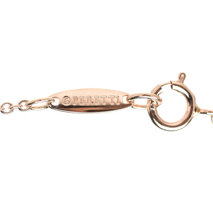 Tiffany 18K Rose Gold Diamond .17ct Elsa Peretti Diamonds by the Yard Pendant Necklace 6 of 7