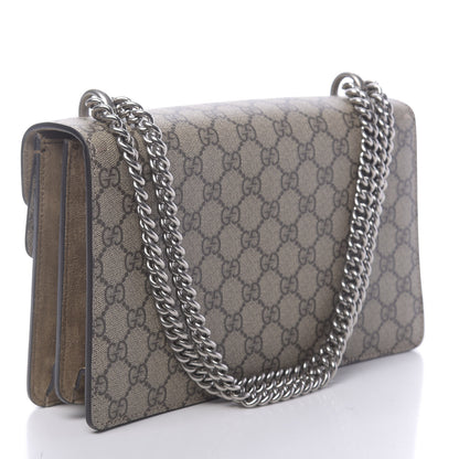 Gucci GG Supreme Monogram Small Dionysus Shoulder Bag Taupe 3 of 10
