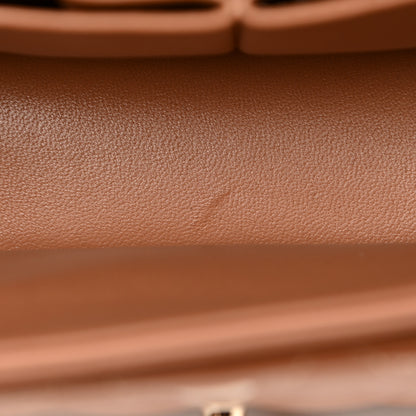 Chanel Lambskin Quilted Medium Double Flap Brown 11 of 13