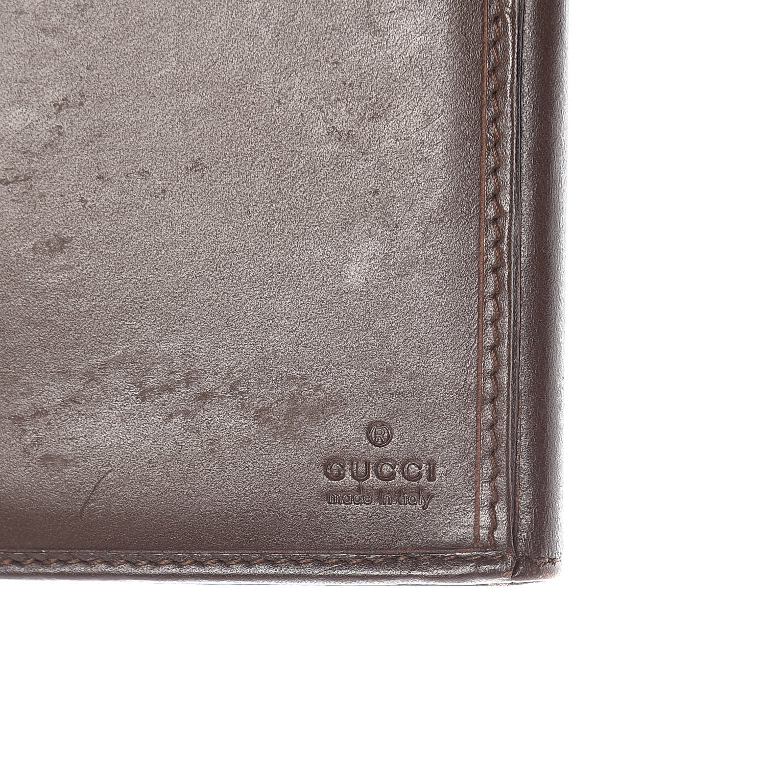 Gucci Monogram Calfskin Blake Continental Wallet Dark Brown 6 of 12