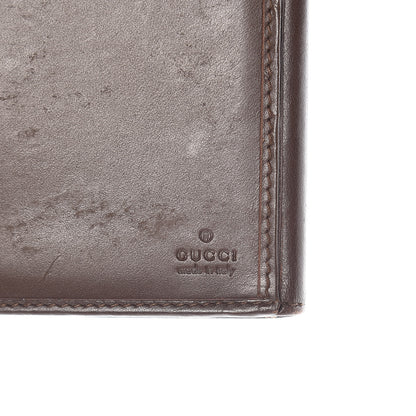 Gucci Monogram Calfskin Blake Continental Wallet Dark Brown 6 of 12