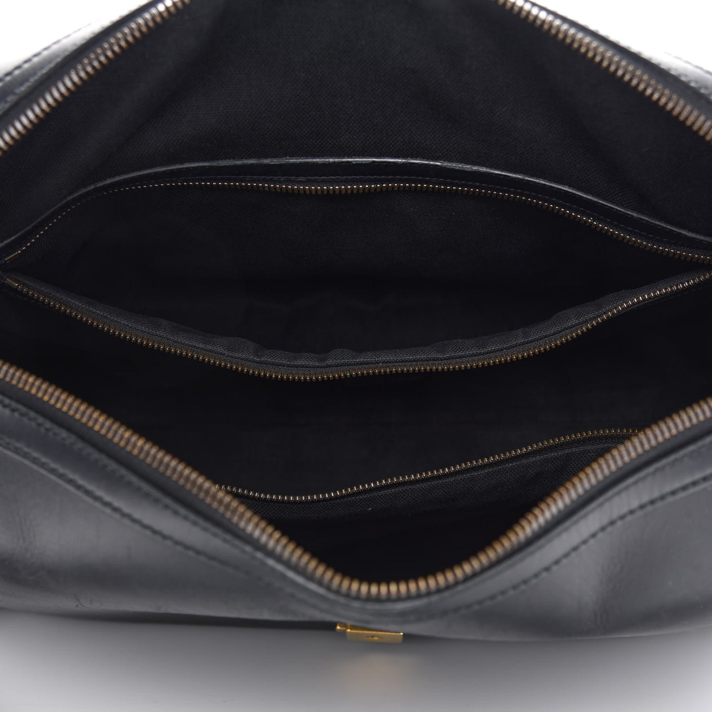 Calfskin GG Marmont Top Handle Briefcase Black