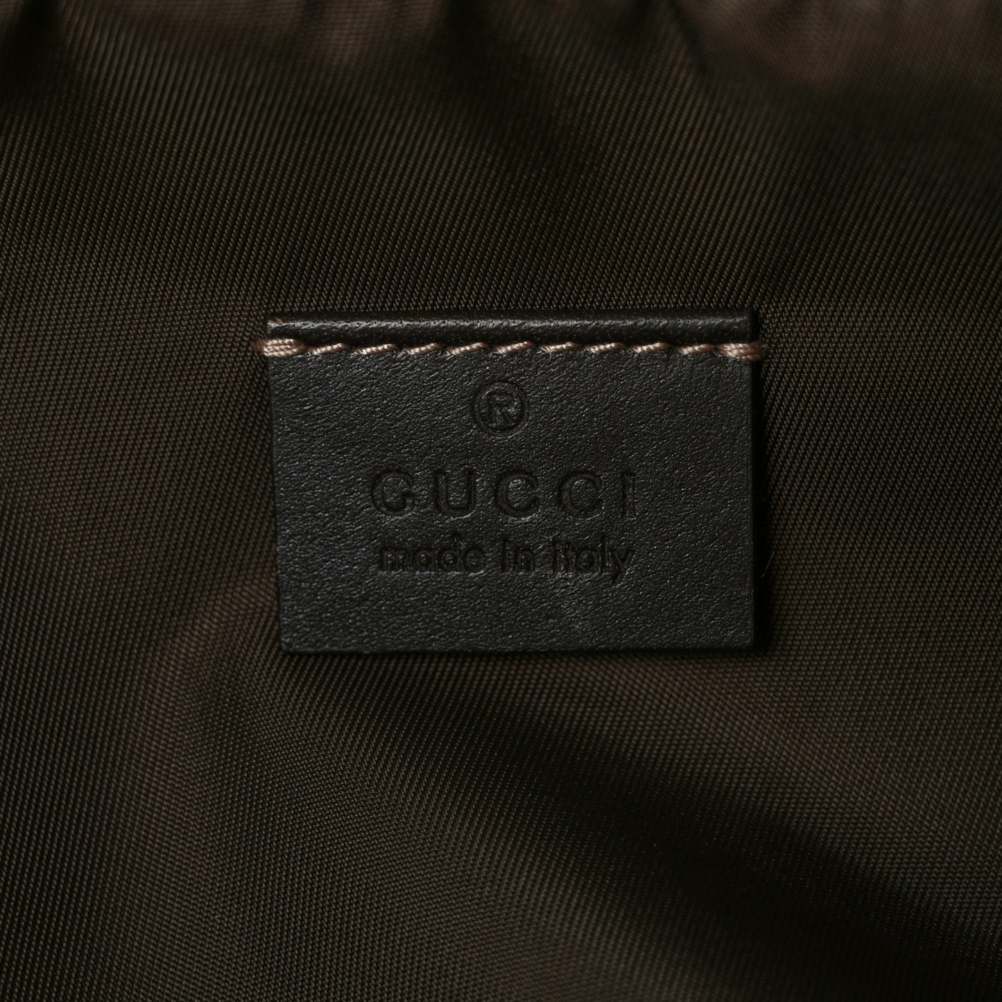 GG Supreme Monogram Toiletry Case Dark Brown