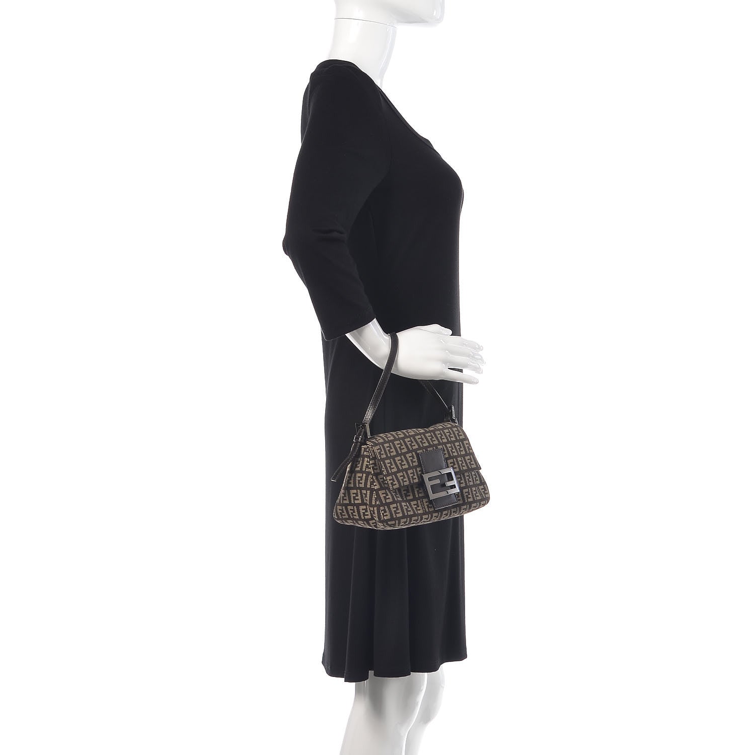Fendi Zucchino Mini Mama Baguette 2 of 10