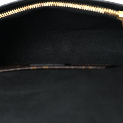 Louis Vuitton Calfskin Monogram Officier Pouch Black 5 of 9