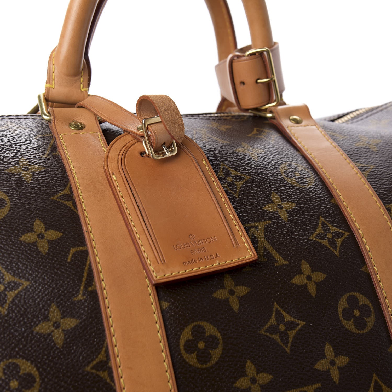 Louis Vuitton Monogram Keepall Bandouliere 55 10 of 10