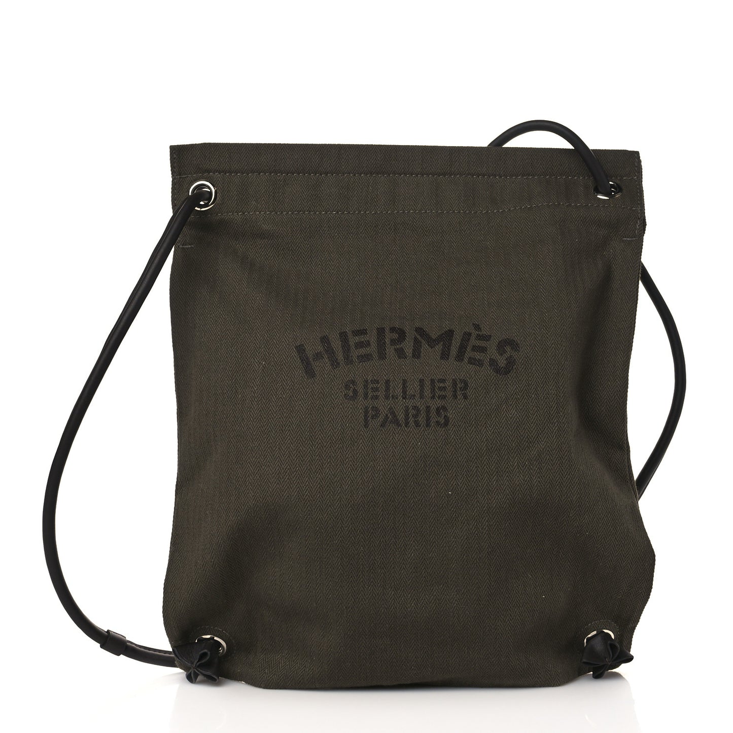 Herringbone Canvas Swift Maline Bag Kaki Ebene