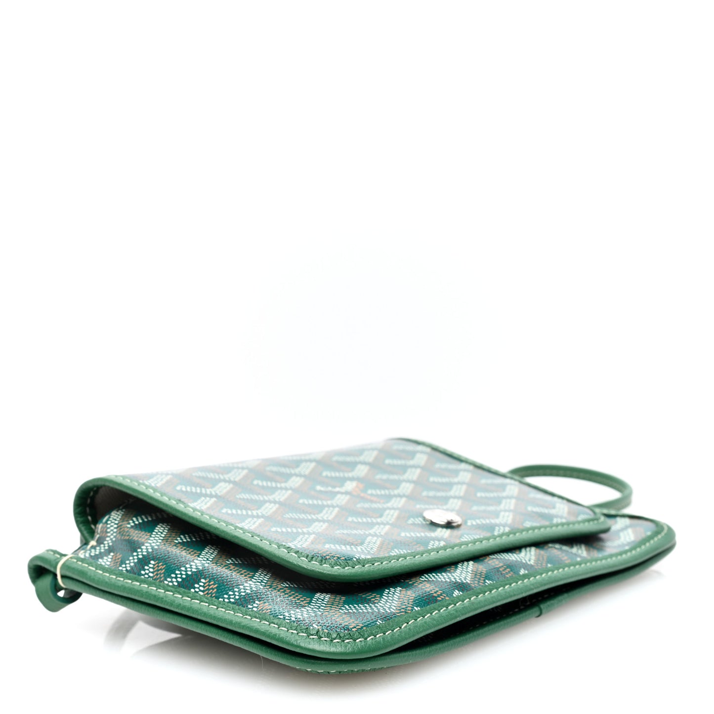 Goyardine Plumet Wallet Clutch Green