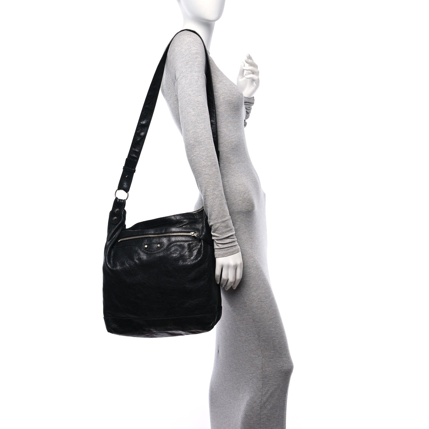 Balenciaga Agneau Day Messenger Black 2 of 12