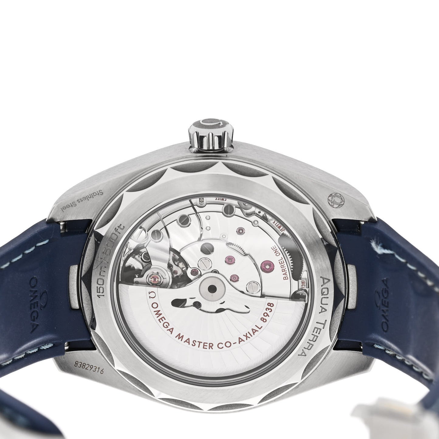 Stainless Steel Rubber 43mm Seamaster Aqua Terra World Time Chronometer Automatic Watch Blue 220.12.43.22.03.001