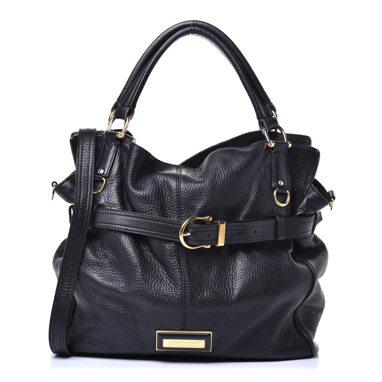 Burberry Calfskin Medium Raymond Black 1 of 12