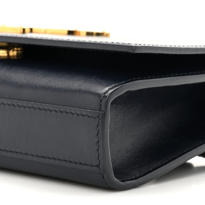 Saint Laurent Smooth Calfskin Monogram Kate Belt Bag Deep Marine Black 9 of 16