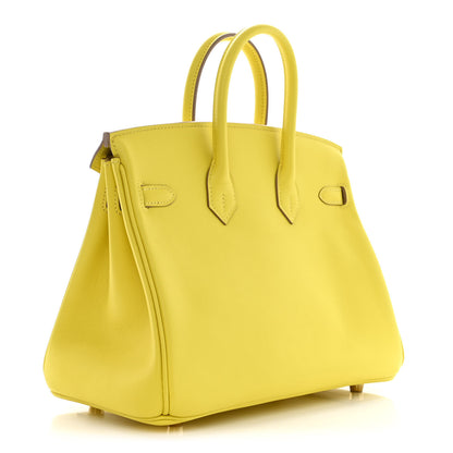 Hermes Swift Birkin 25 Lime 3 of 12