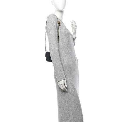 Chanel Lambskin Quilted Pearl Crush Flap With Chain Black 2 of 11