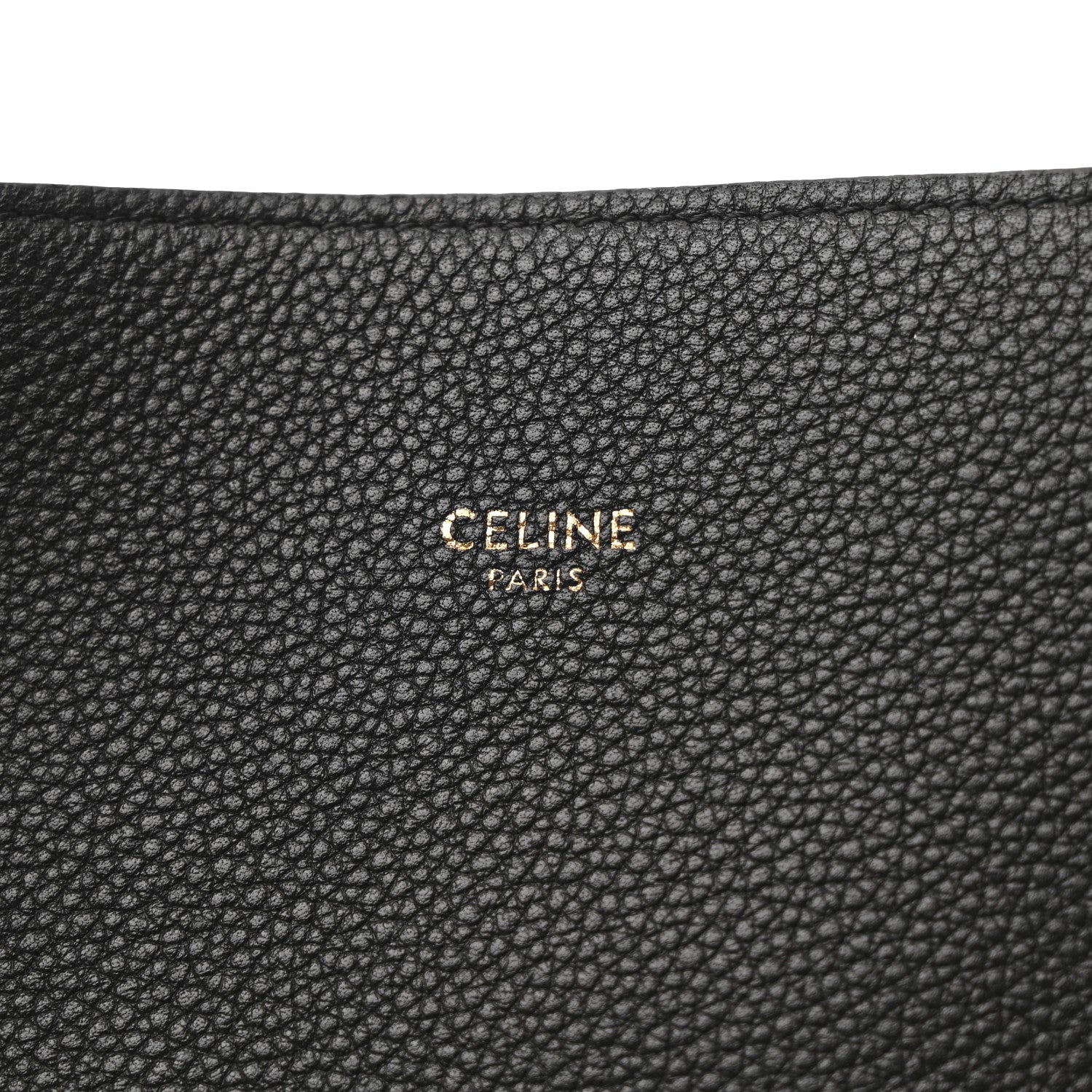 Celine Soft Grained Calfskin Medium Belt Cabas Phantom Black 6 of 10