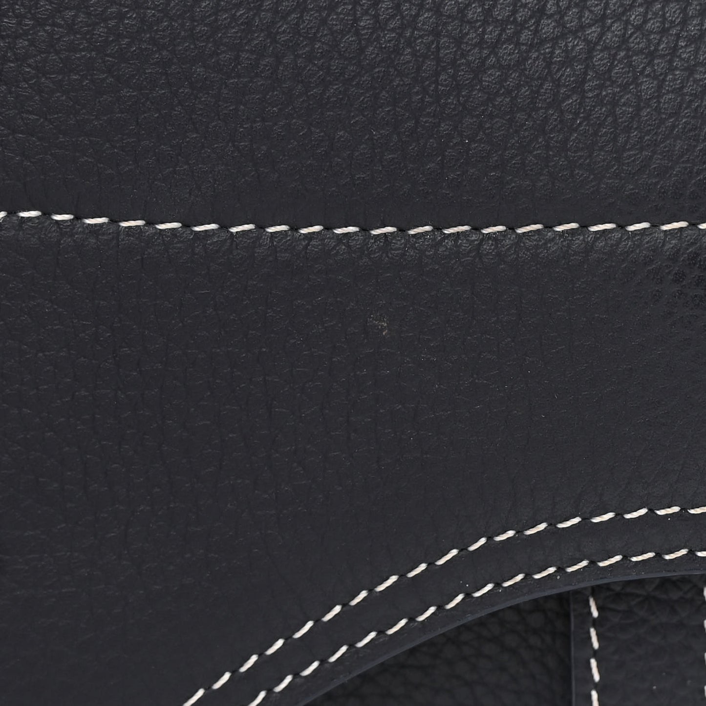 X KAWS Grained Calfskin Saddle Wristlet Blue
