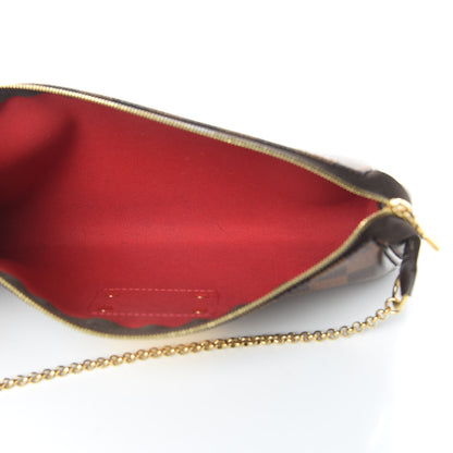 Louis Vuitton Damier Ebene Eva Clutch 5 of 10
