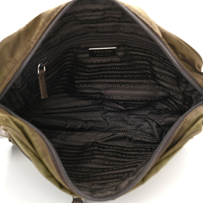 Prada Nylon Tessuto Vela Sport Messenger Bag Bruciato 8 of 14