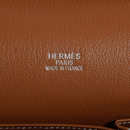 Hermes Taurillon Clemence Jypsiere 34 Gold 7 of 17