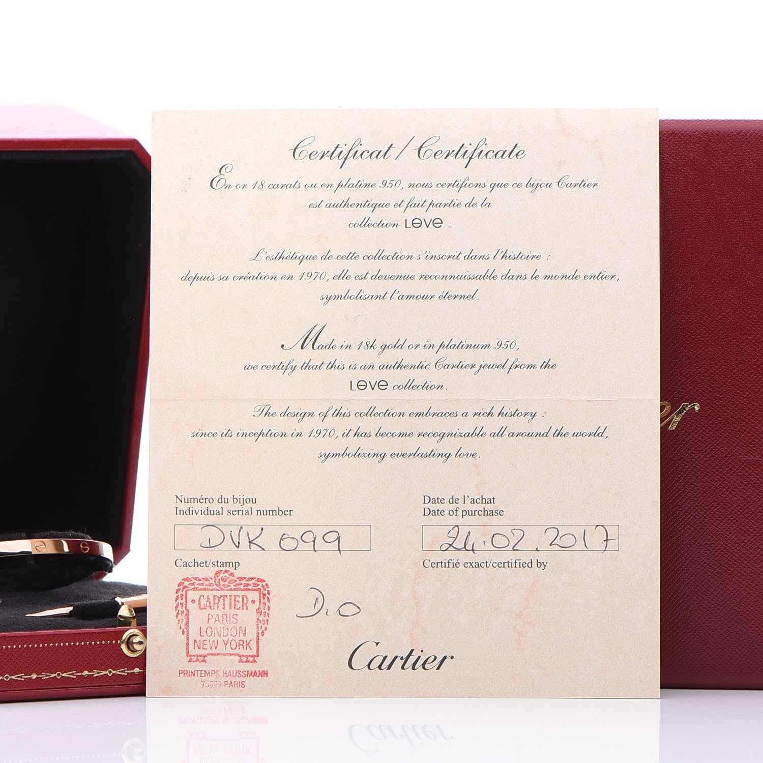 Cartier 18K Pink Gold Small LOVE Bracelet 15 8 of 9