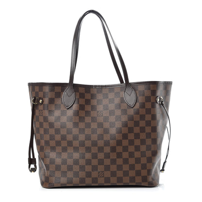 Louis Vuitton Damier Ebene Neo Neverfull MM Rose Ballerine 1 of 17