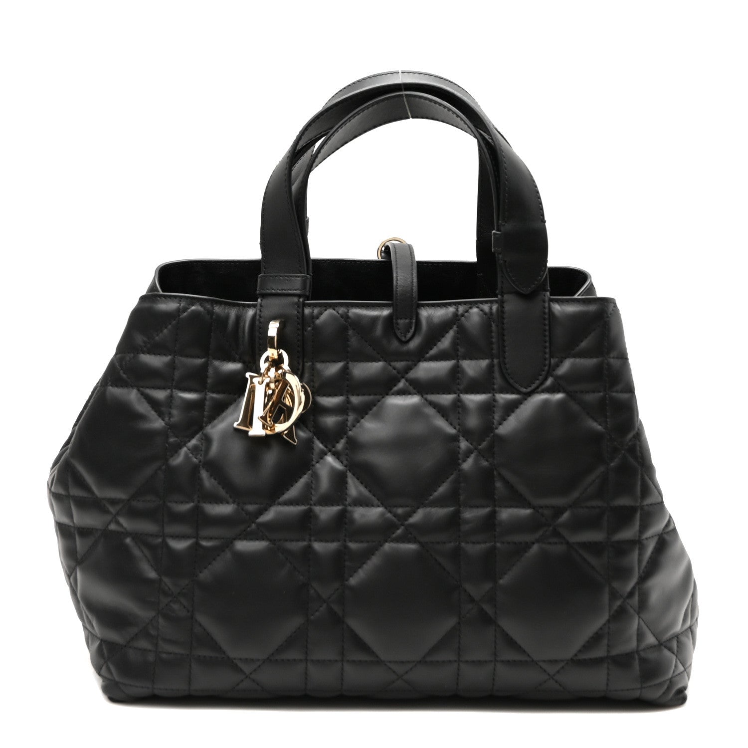 Christian Dior Calfskin Macrocannage Medium Toujours Black 1 of 11